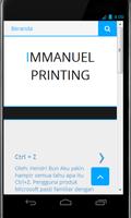 Immanuel Printing 海报