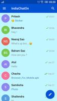 برنامه‌نما IndiaChatOn Free Chatting App عکس از صفحه