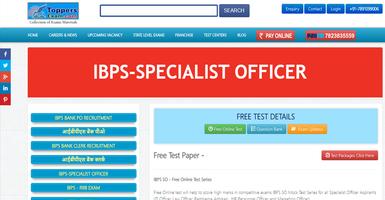 IBPS SO Exam HR/Personnel   Exam Mock Test Series Cartaz