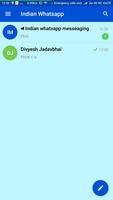 Indian Messenger - Free Chat App syot layar 1