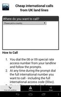 International Cheap Calls UK capture d'écran 2