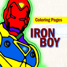 Super Avenger Ironboy Coloring icon