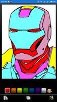 Super Avenger Ironboy Coloring screenshot 1