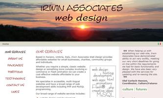 Irwin Associates Web Design poster