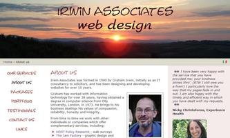 Irwin Associates Web Design imagem de tela 1