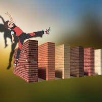Wall Jump Man 3D Affiche