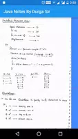 Durga Sir Core Java OCJP SCJP Handwritten Notes Ekran Görüntüsü 1