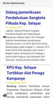 KPU Kab Kepulauan Selayar capture d'écran 1