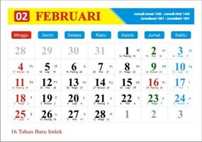 Kalender Hijriyah 2018 capture d'écran 1