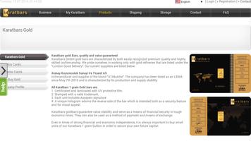 برنامه‌نما Karatbars Gold Mobile عکس از صفحه