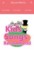 Kids Songs Recommend Affiche