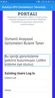 DPÜ Destekleyici Teknolojiler Eğitim Portalı captura de pantalla 1