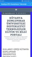DPÜ Destekleyici Teknolojiler Eğitim Portalı captura de pantalla 2