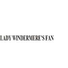LADY WINDERMERE S FAN icône