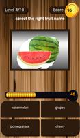 FRUIT NAME GAME FOR KIDS imagem de tela 3