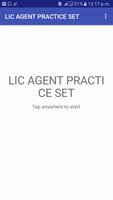 LIC AGENT PRACTICE SET Affiche