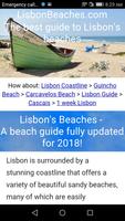 LISBON BEACH Poster