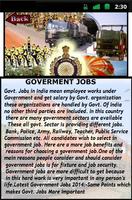 Latest Government Jobs capture d'écran 1