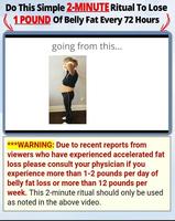 Loose 2 pounds of Belly Fat in every 3 Days Affiche