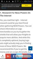 Guide for Lego Nexo Knights. capture d'écran 2
