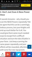 Guide for Lego Nexo Knights. تصوير الشاشة 3