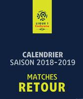 Calendar Ligue 1 2018-2019 LFP Affiche