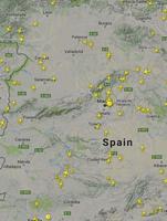 Live flight radar tracker Plakat