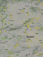 1 Schermata Live flight radar tracker
