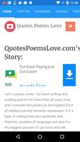 Love Poems & Quotes تصوير الشاشة 3