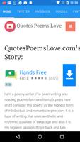 Love Poems & Quotes تصوير الشاشة 1