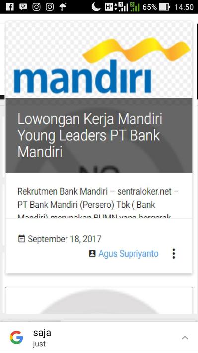 Lowongan Kerja, ada banyak di sini gaji besar. for Android ...