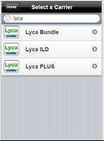 Lyca Mobile Recharge capture d'écran 1