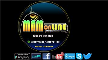 MAM ONLINE RADIO الملصق