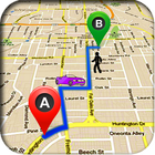 MAP GPS icône