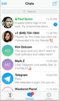 MOB Messenger Telegram - chat capture d'écran 2