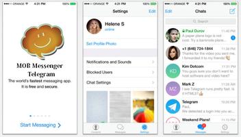 MOB Messenger Telegram - chat capture d'écran 3