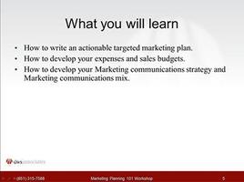 Marketing Planning 101 capture d'écran 3