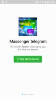 messenger telegram الملصق