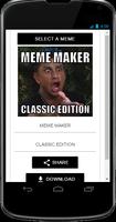 Meme Maker Classic Edition الملصق
