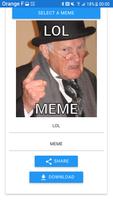 برنامه‌نما Meme generator عکس از صفحه