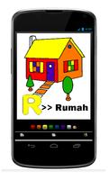 Mengenal Huruf dan Mewarnai Plakat