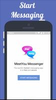 MeetYou Messenger الملصق