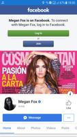 Megan Fox Facebook Page पोस्टर