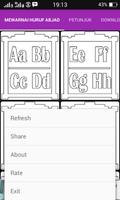 Mewarnai Huruf Abjad capture d'écran 2