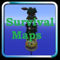 Survival maps for Minecraft PE Affiche