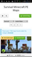 Survival maps for Minecraft PE capture d'écran 1