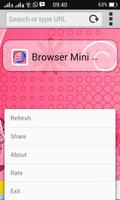 Browser Mini Pink captura de pantalla 3