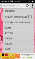 Browser Mini Pink captura de pantalla 1