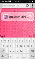 Browser Mini Pink captura de pantalla 2