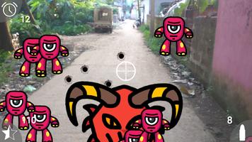 Monster Shooting Game AR capture d'écran 1